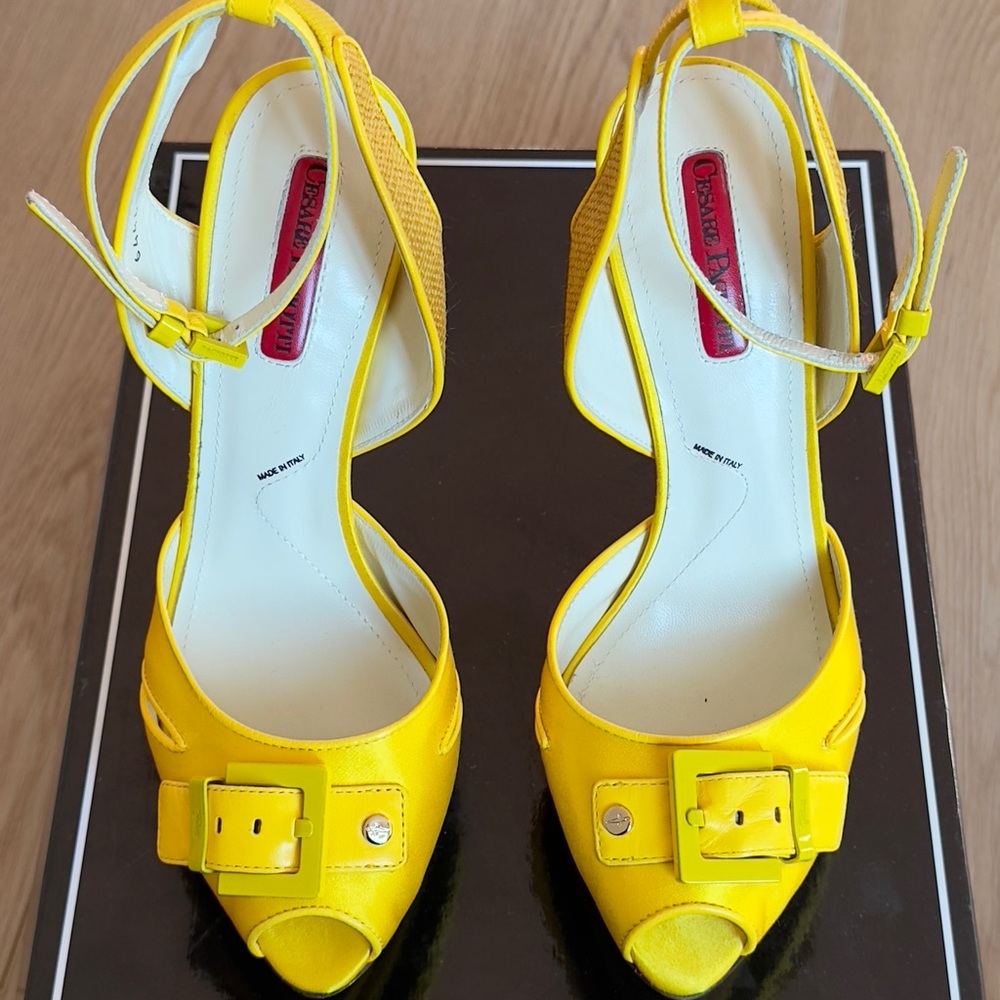 Designer high-heel sandals by Cesare Paciotti
